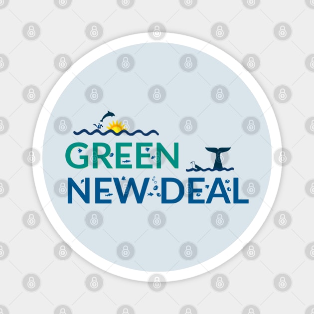 Green New Deal Magnet by Shelly’s